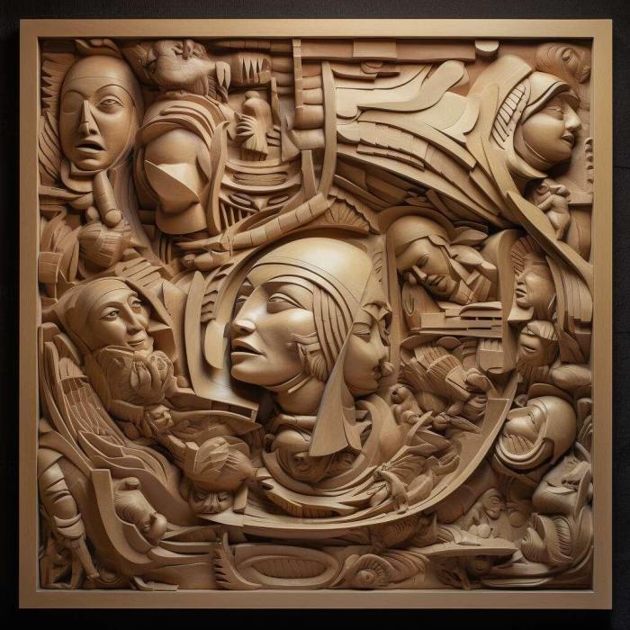 نموذج ثلاثي الأبعاد لآلة CNC 3D Art 